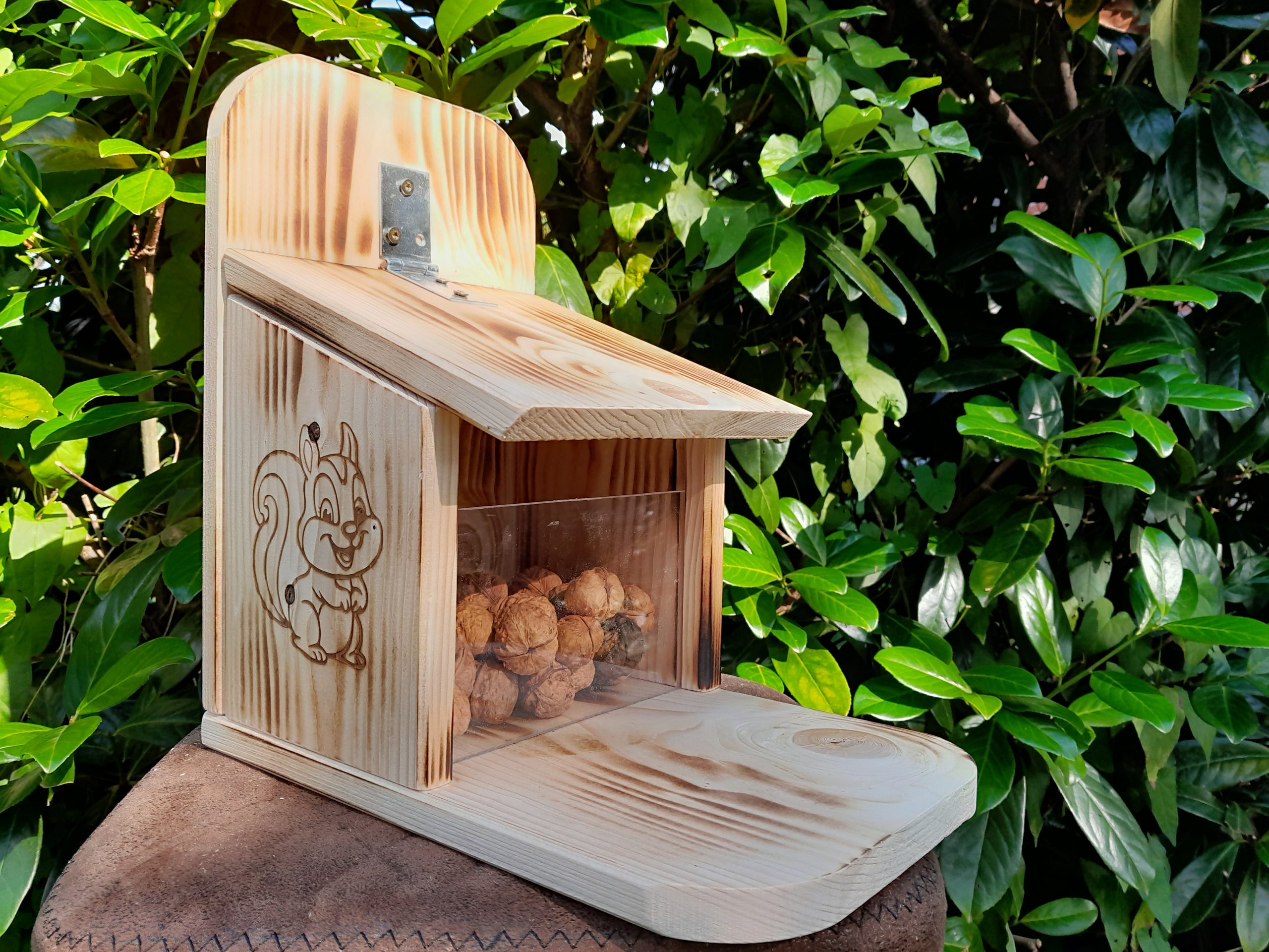 Eichhörnchen-Futterhaus